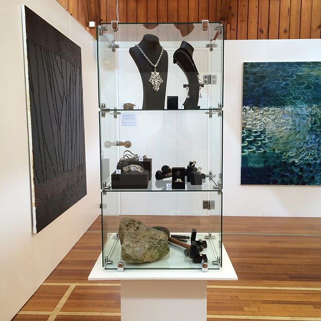 If you're on Bruny Island this long weekend drop into the Alonnah hall for the EDGE2 Isthmus exhibition! I have the keys to the jewellery cabinet, come and try some on!