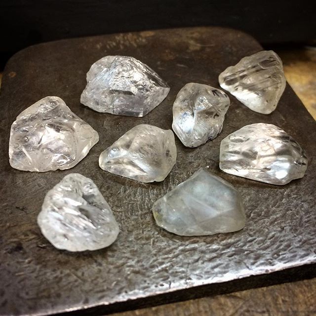 Saved these guys from getting the chop!! Stunning a grade Killiecrankie Diamonds to be set in the rough!