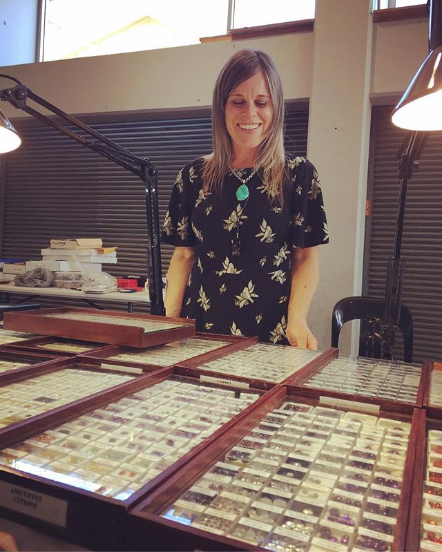 Totally in my element this weekend working for my friend and long time gem supplier Darren on his Dazlyn Gems Stand at the Hobart Gem and Mineral Show! I'm on such a high just from today. Such a thrill to be on the other side of the showcase! Looking forward to another day tomorrow! Awesome chatting to people I have lots in common with! # @laurenharrisjewellery @dazlyngems