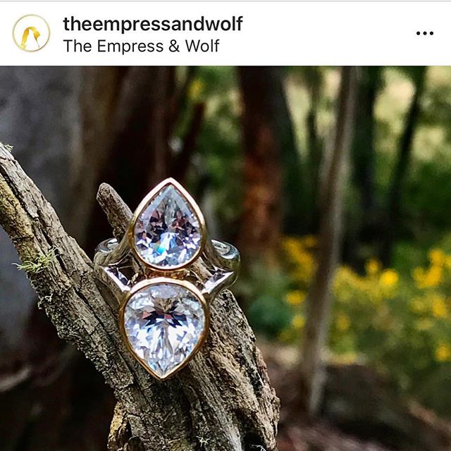 A repost from @theempressandwolf Such a beautiful photo of one of my rings!!! Thank you️