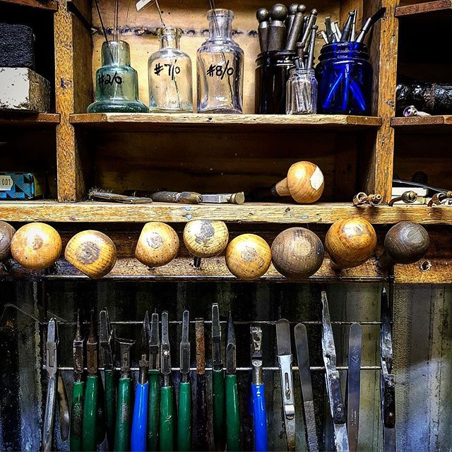 I’ve been off the radar lately finishing some private orders and working on an exhibition, not a lot to post on my socials so here’s a snap of the view from me seat at the workbench